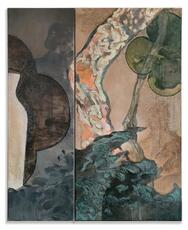 Yin Wang - Through the Moon Gate II (Diptych)